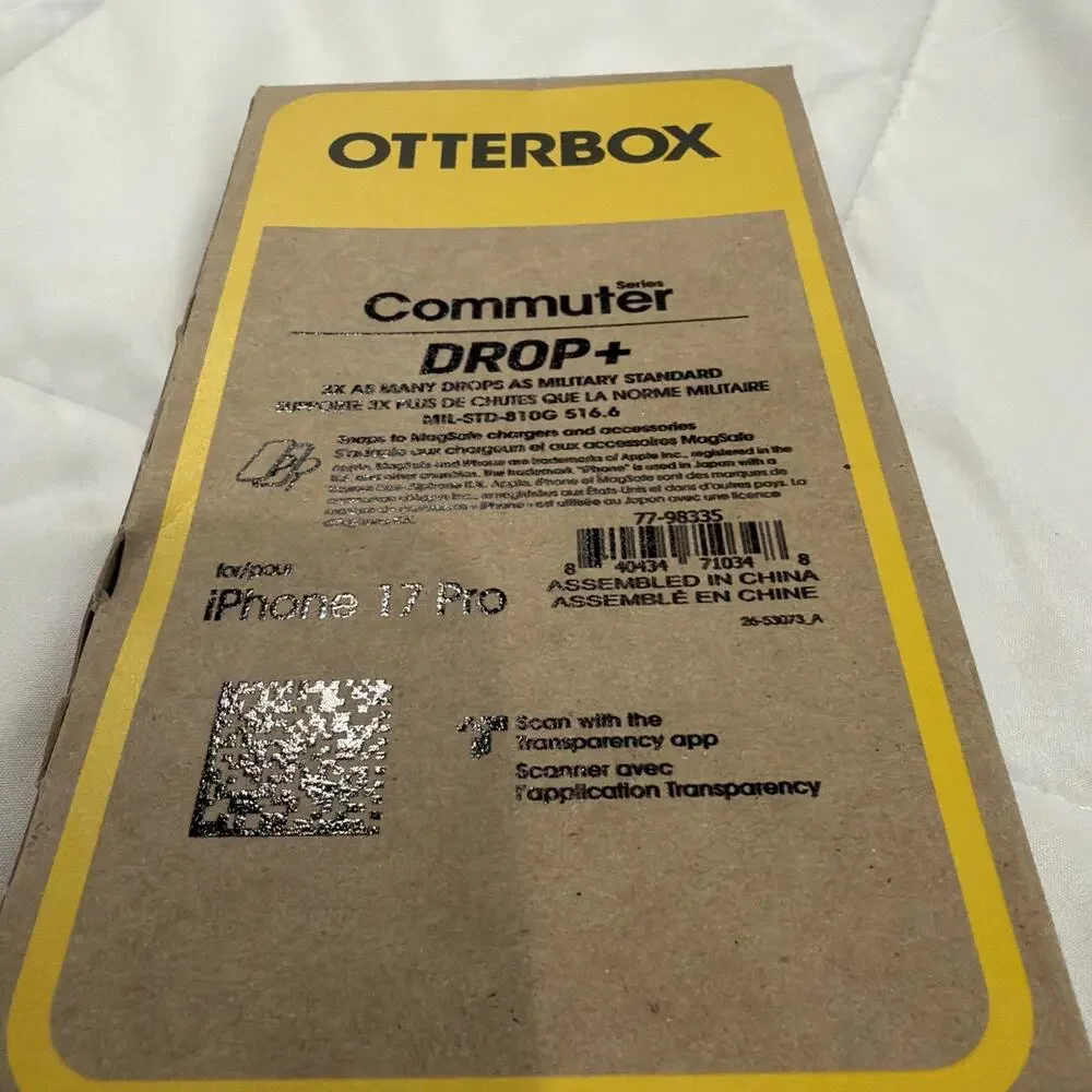 NEW OtterBox iPhone 17 Pro Commuter Drop+ Series Phone Case - Unknown Color
